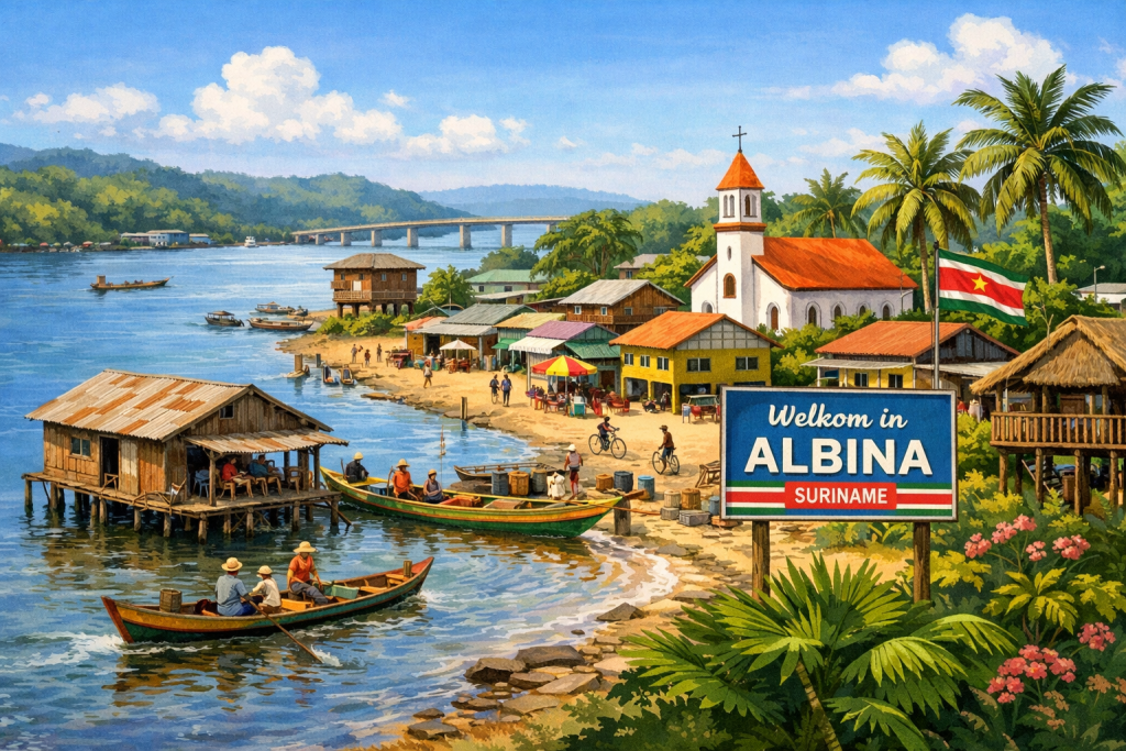 Welkom in Albina aan de rivier